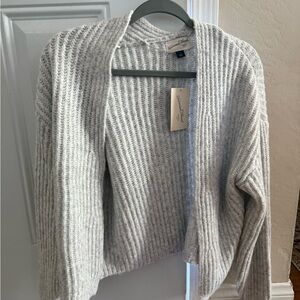 Brand New Soft Universal Thread Light Gray Women's Cardigan